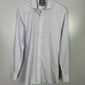 Bonobos tailored slim fit plaid dress shirt